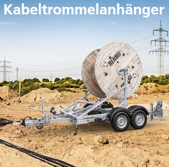 Humbaur Spazialanhänger kabeltrommel