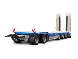 LKW-Anhänger als Tieflader von Humbaur