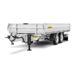 Tandem drei SeitenKipper LKW Anhänger, Humbaur