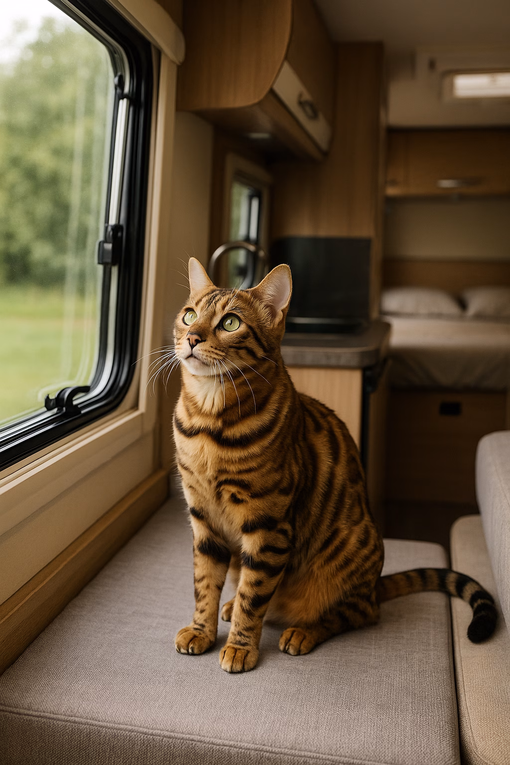 Katze im Wohnmobil